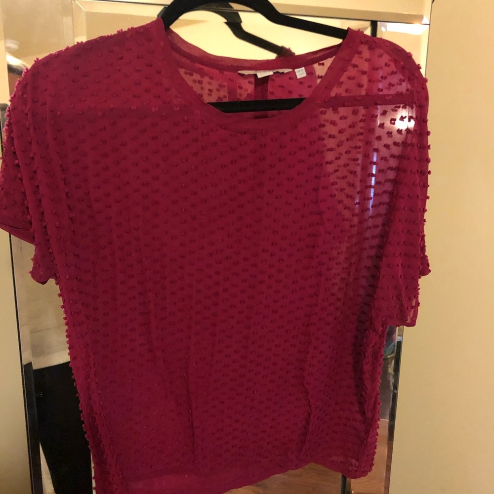 Uniquely textured blouse
